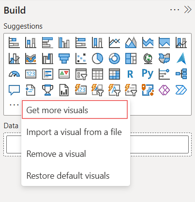 Importing a visual from AppSource in Power BI