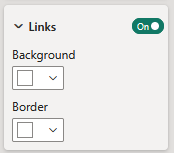 Settings visibility options